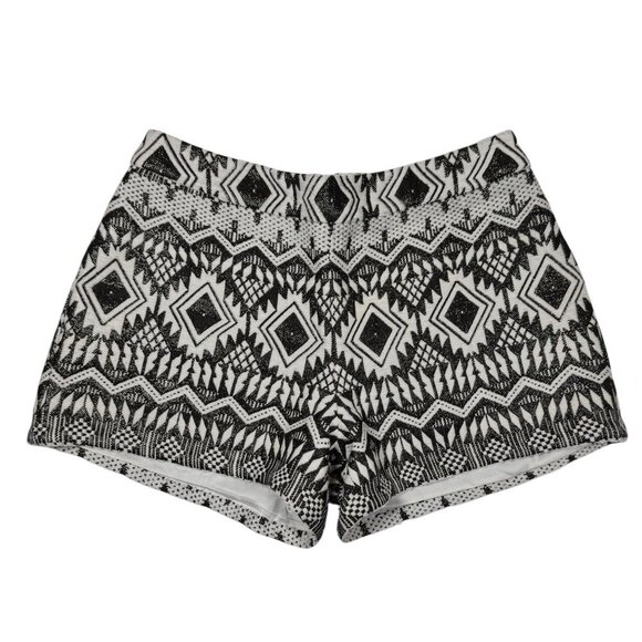 ALICE + OLIVIA Marisa Short Sz.XS/2 Embroidered Brocade Geometric Boho Tribal - Picture 3 of 12